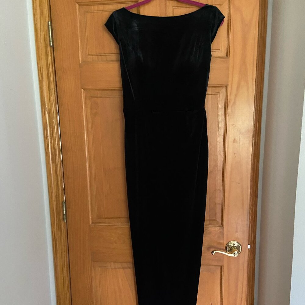 Velvet Black Bridesmaid Dresses